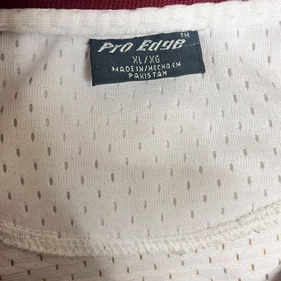 Pro Edge Indiana Jersey - White and Red - Picture 3 of 6